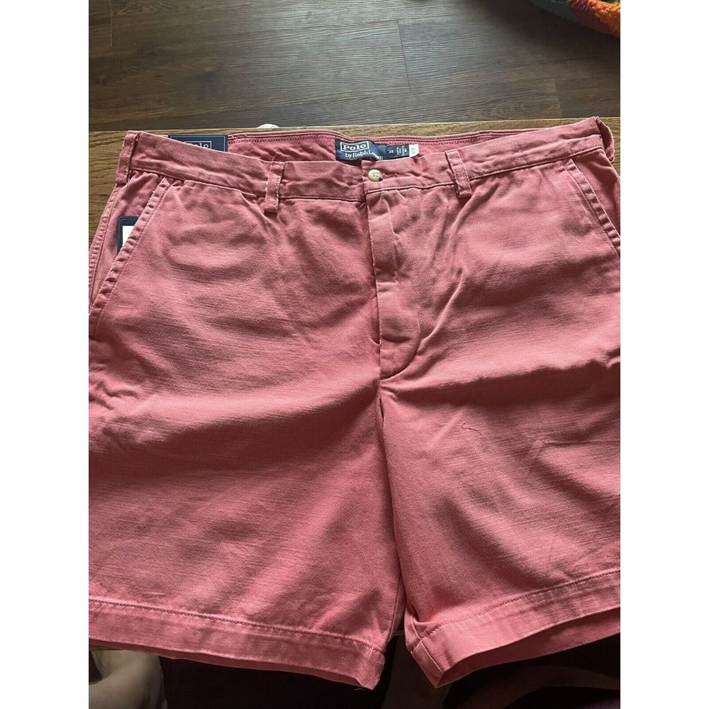 Polo Ralph Lauren Mens The Salinger Chino Straight Fit Shorts Dark Pink 38